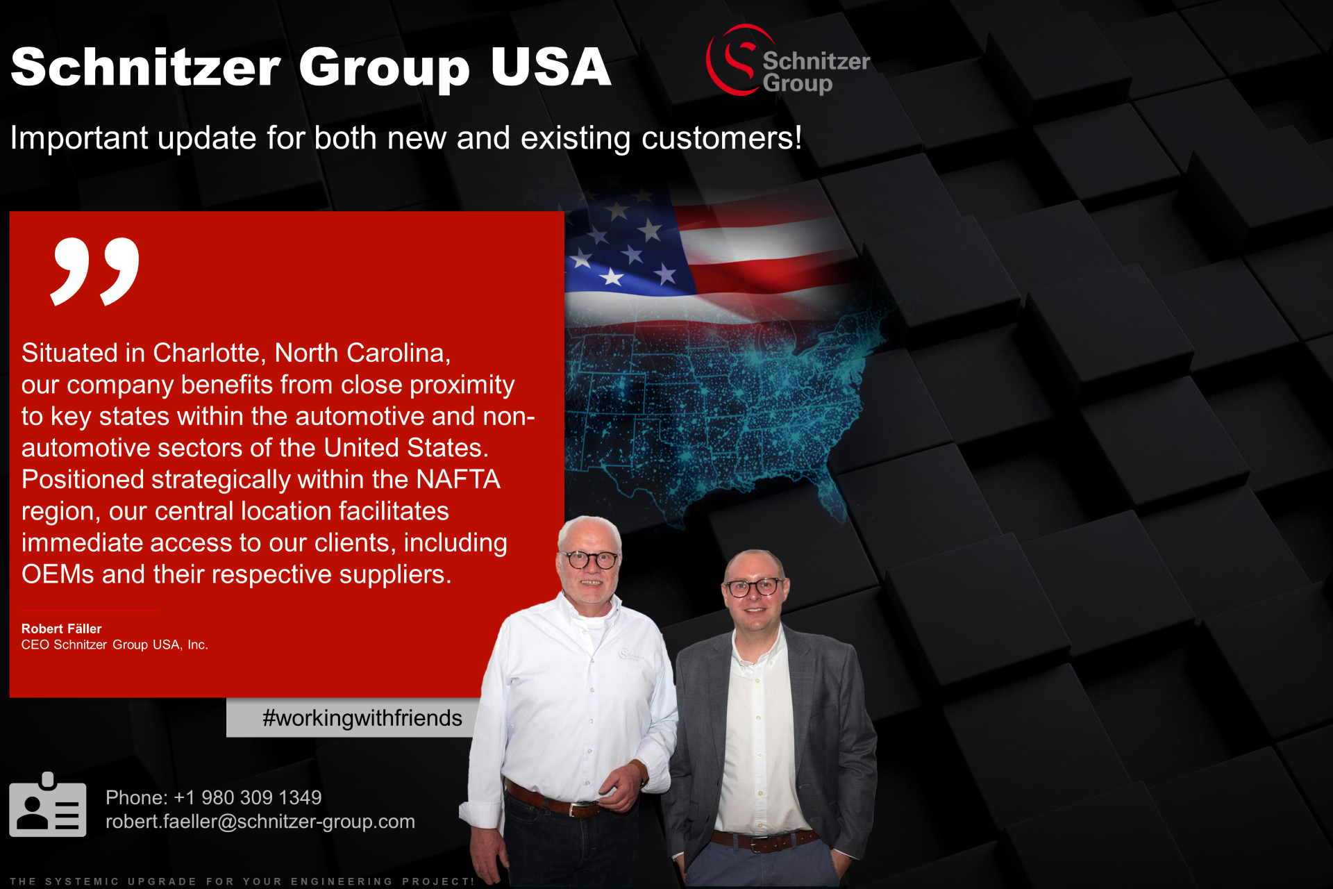 Schnitzer Group USA erweitert Dienstleistungen